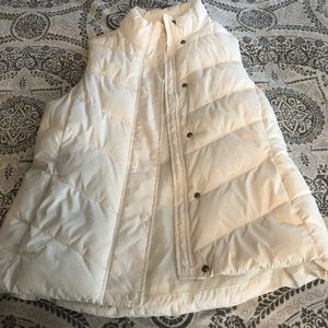 Cream Puffy Vest